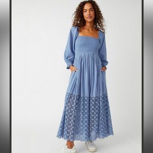 Free People Perfect Storm - blue size small